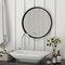 Flash Furniture 30in Round Black Metal Framed Accent Wall Mirror HMHD-22M116YA-BLK-GG - alternate 10